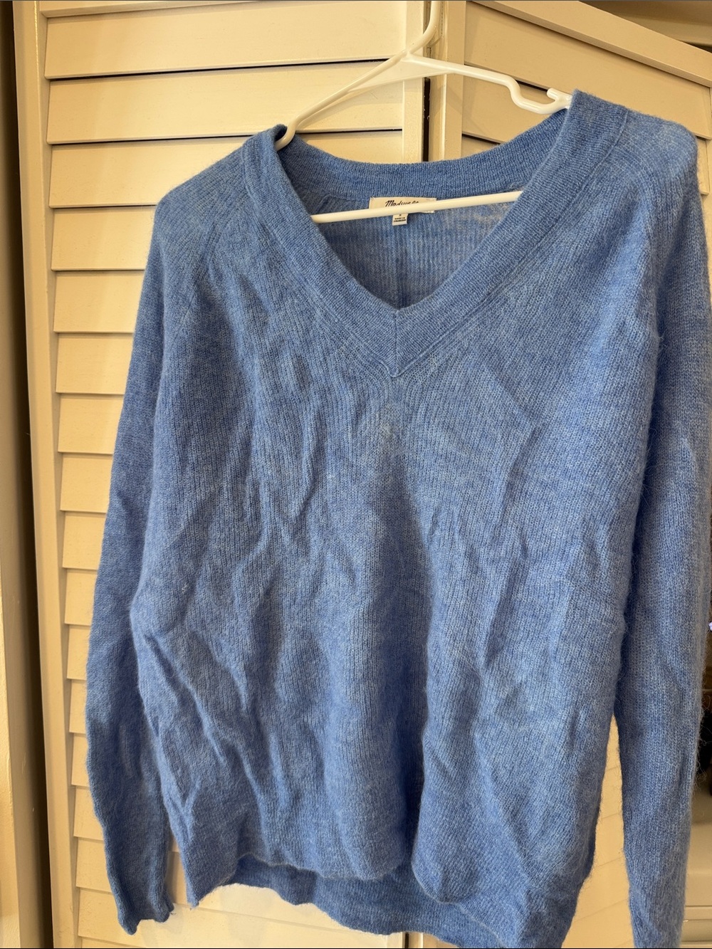 Madewell Alpaca Blue Sweater